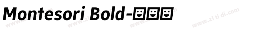 Montesori Bold字体转换 Montesori Bold字体转换